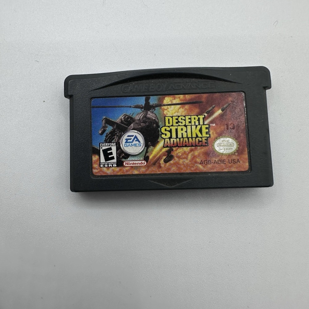 Desert Strike Advance Nintendo Game Boy Advance GBA EA Games AGB-ADIE-USA Tested